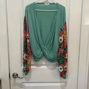 Long sleeve knot top from ShopHopes